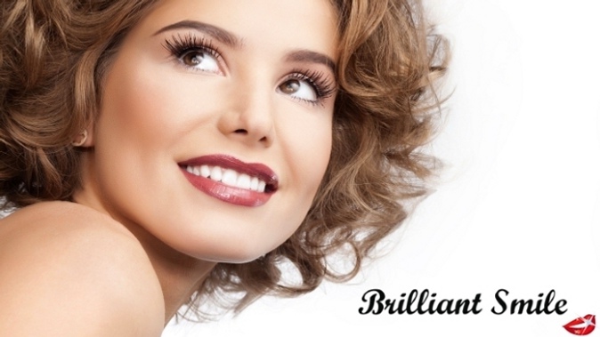 Экспресс-отбеливание зубов до 6 тонов или глубокое отбеливание до 18 тонов от компании Brilliant Smile