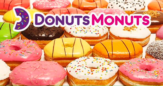 -40% на все пончики DonutsMonuts Знаменитые пончики с начинкой! Ринги и шеллы на любой вкус!