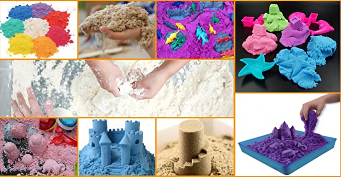 Кинетический живой песок Royal Play Sand Kit в интернет-магазине City-shopping