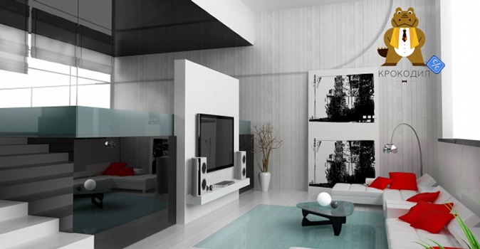 Дизайн-проект квартиры, дома или коммерческого помещения от студии "Крокодил"