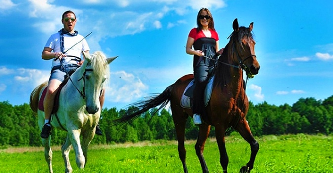 Выездная конная программа для детей и взрослых "Лошади на Ваш праздник" от конного клуба "Марфино"