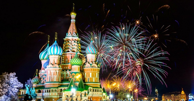Новый год на крыше Башни Око в Москва Сити
