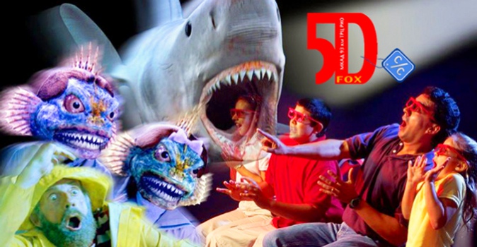 Билеты на 2 фильма формата 5D в ТРЦ "Рио" от сети кинотеатров "5D-fox"