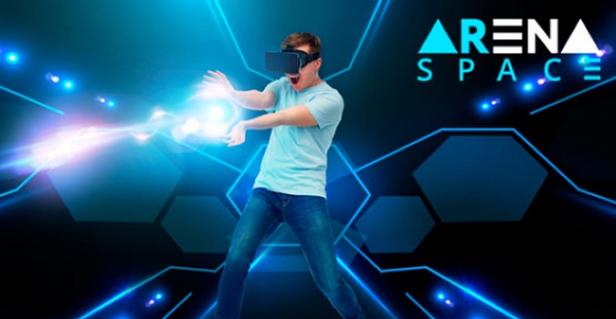 Комбо билеты на аттракционы или до 60 минут VR куба и игровой станции в Парке аттракционов виртуальной реальности "Arena Space"