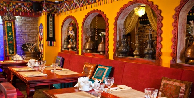 Всё меню и напитки в ресторане восточной кухни «Тибет».