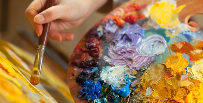 Мастер-класс по рисованию на воде «Эбру» или масляными красками в «Школе креатива».