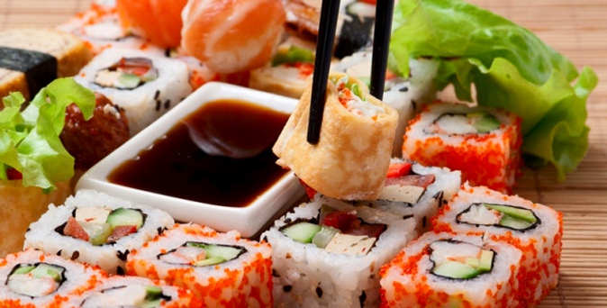 Всё меню в службе доставки суши-бара SushiDay.