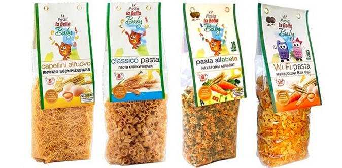 Фирменная паста Pasta la Bella для взрослых и детей на выбор.