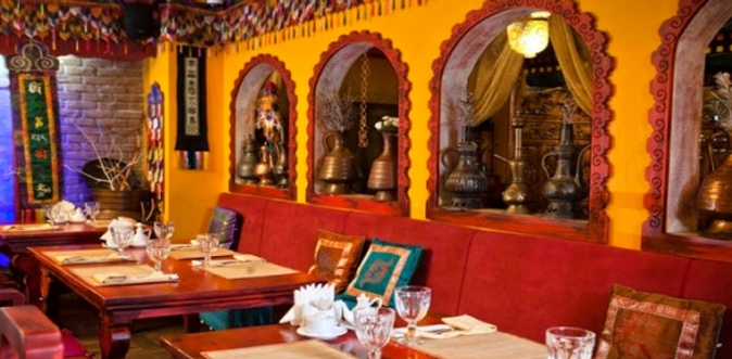 Всё меню и напитки в ресторане восточной кухни «Тибет».