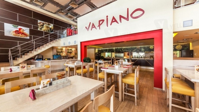 Всё меню и напитки в ресторане Vapiano.