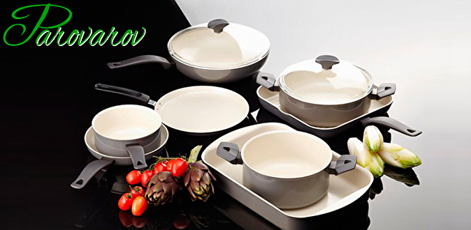 Комплект керамической посуды Delimano Ceramica Prima Mega от интернет-магазина Parovarov Kitchen.
