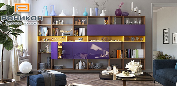 Серийная продукция и мебель по индивидуальному проекту от фабрики шкафов «Роникон» в более чем 150 салонах.