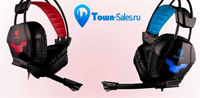 Игровые наушники Ovleng и Sades от интернет-магазина Town Sales.