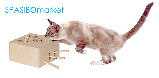 Интерактивные игрушки для кошек от интернет-магазина SpasiboMarket.