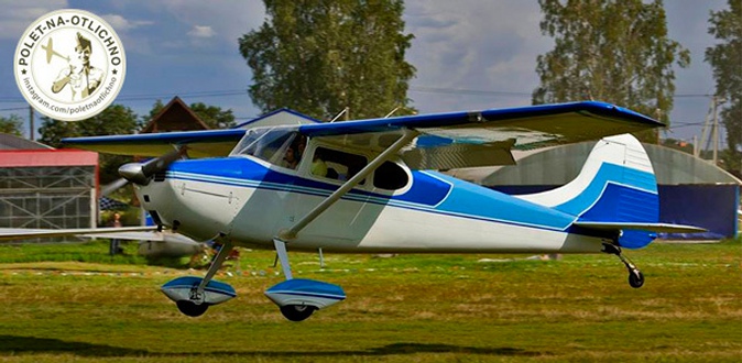 Экскурсионные полеты, а также демонстрация пилотажа на самолетах Cessna 170, Cessna 172 и Cessna 182 Skylane от компании Poletnaotlichno.