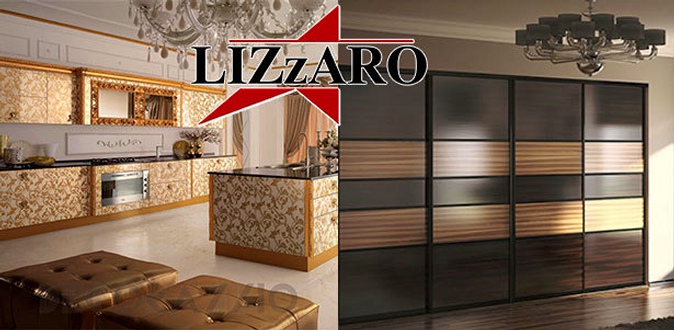 Шкафы-купе, изготовление кухни на заказ, столешницы из искусственного камня и стеллажи от мебельной компании Lizzaro.