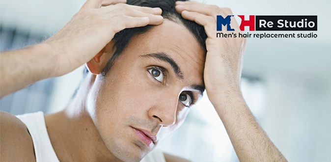 Скидка 20% на безоперационное восстановление волос для мужчин в студии MH Re Studio