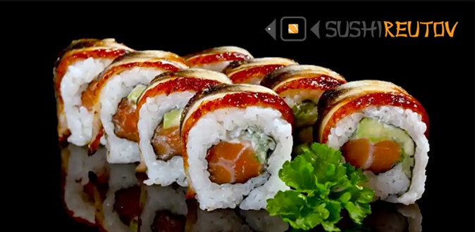 Все меню кухни от службы доставки Sushi Reutov: суши, роллы, лапша, темпура, супы, салаты, десерты и не только.
